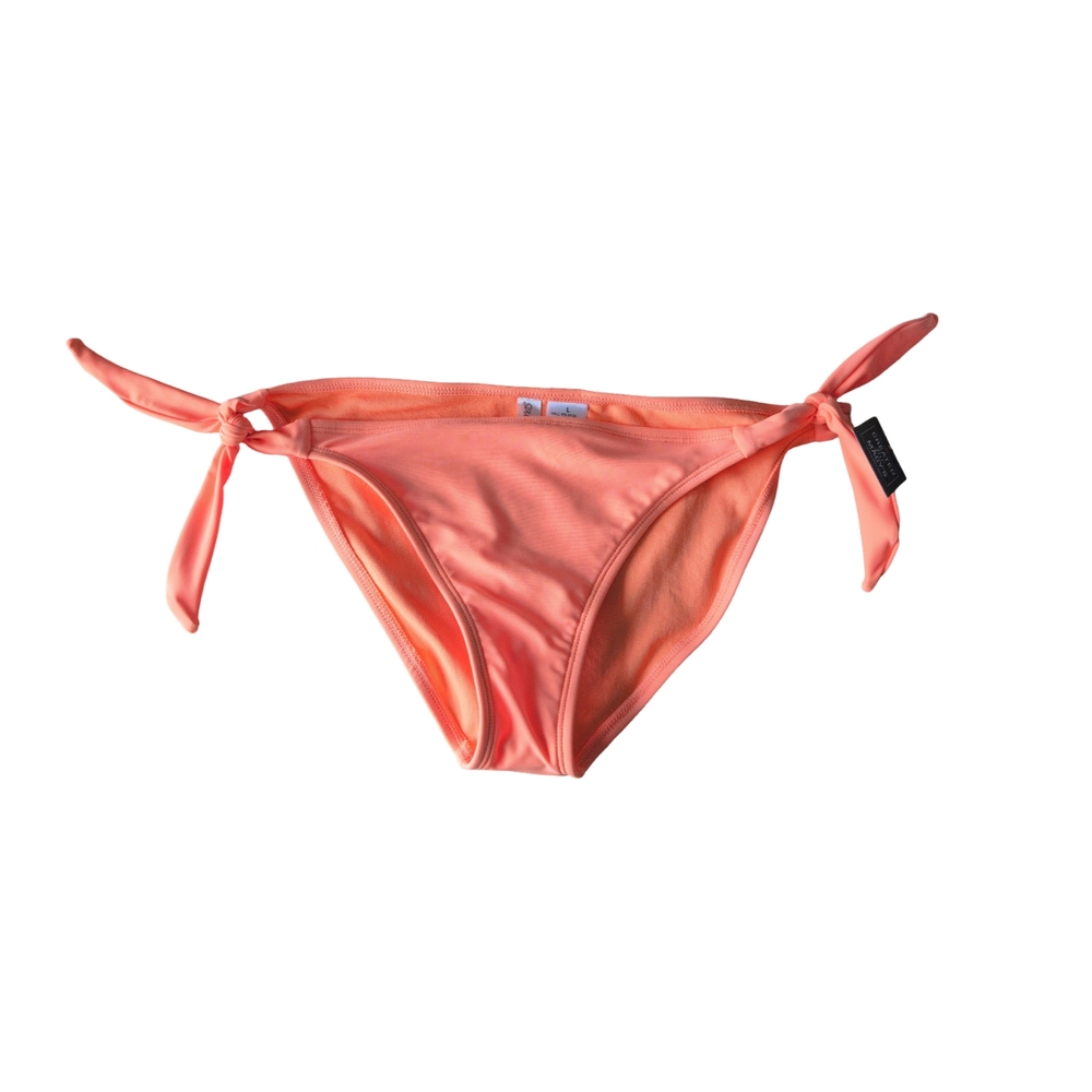 Salt + Cove Coral Tie-Side Bikini Bottom